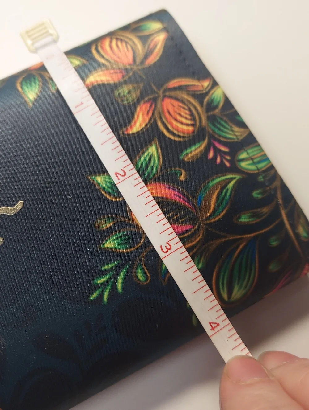 Ay Guey Humming Bird 8" Tri-fold Accordion Wallet Gold Foil Floral Mexican - Picture 12 of 12